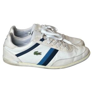Lacoste Giron PUS SPM Sneakers White/Navy/Blue Men’s 10US (7-27SPM3036X96)